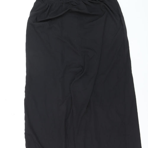 Boohoo Women’s Black Wide-Leg Sleeveless Jumpsuit Size 10