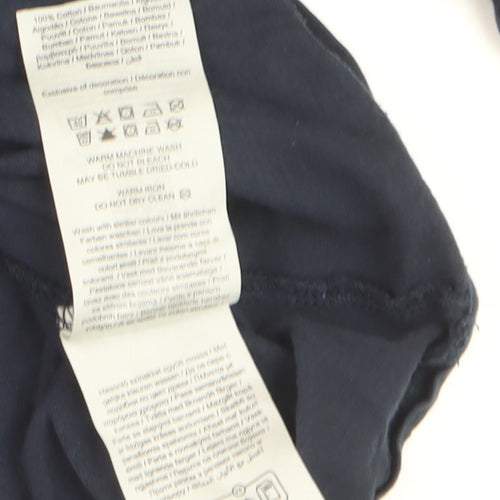 Jack & Jones Boys Blue Logo T-Shirt 14 Years Short Sleeve Cotton Top