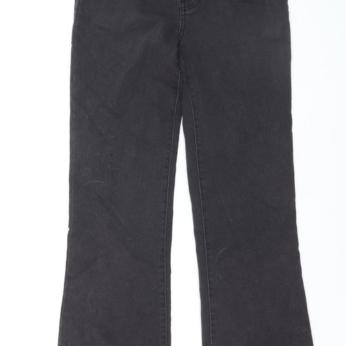 Beloved Women Black High Rise Flared Denim Jeans Size 8