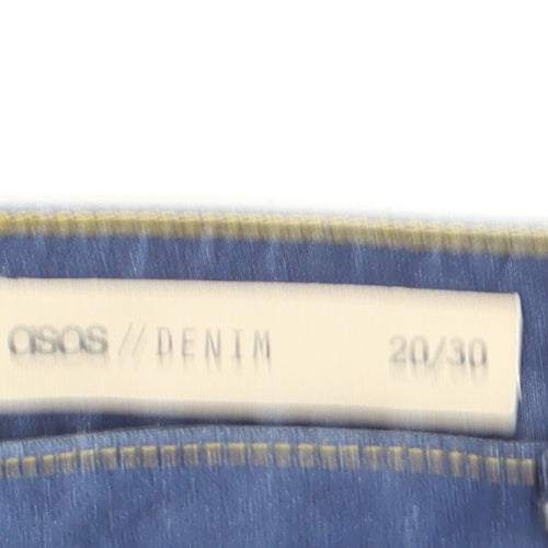ASOS Women’s Blue Skinny Denim Jeans Size 20 L30 Stretch Cotton