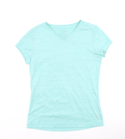Energetics Women's Blue V-Neck Quick Dry T-Shirt Size S