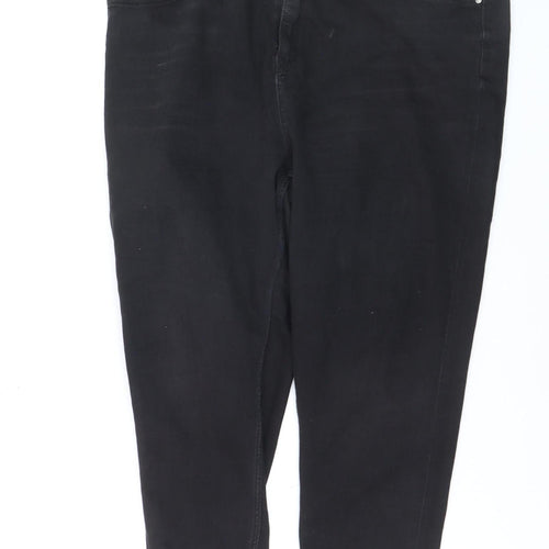 Marks and Spencer Women Black Size 20 Short Skinny Jeans