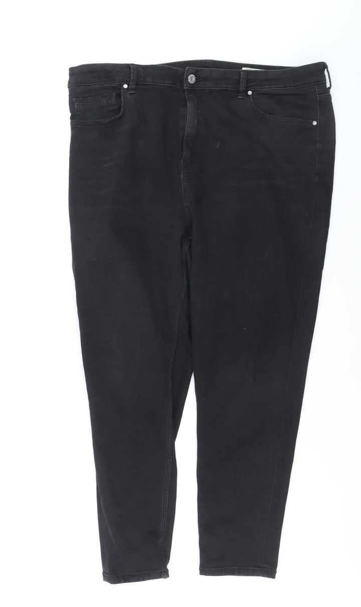 Marks and Spencer Women Black Size 20 Short Skinny Jeans