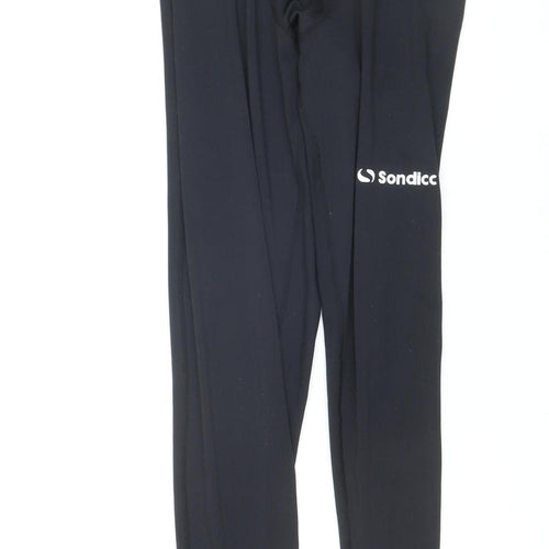 Sondico Men's Black Compression Leggings Size S Sports Base Layer