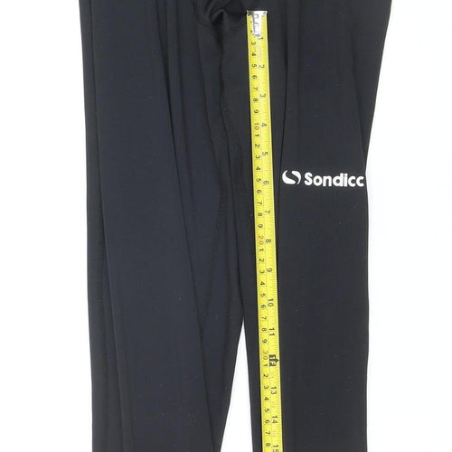 Sondico Men's Black Compression Leggings Size S Sports Base Layer