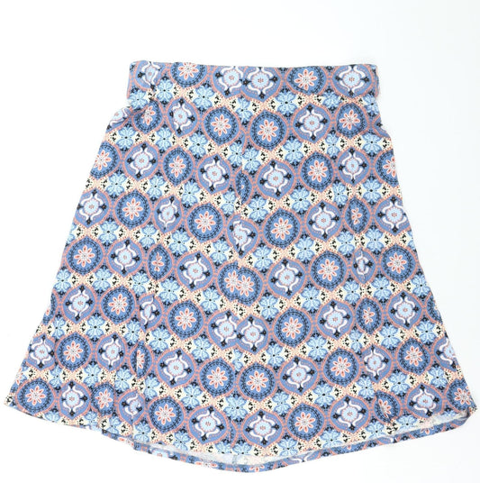 Marks and Spencer Women’s Multicoloured A-Line Jersey Skirt Size 14