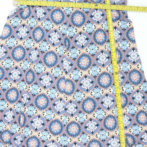 Marks and Spencer Women’s Multicoloured A-Line Jersey Skirt Size 14