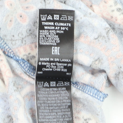 Marks and Spencer Women’s Multicoloured A-Line Jersey Skirt Size 14