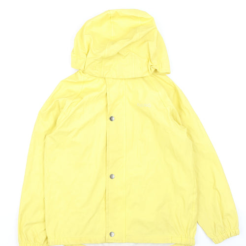 Kuling Boys Yellow Waterproof Hooded Rain Coat 9-10 Years