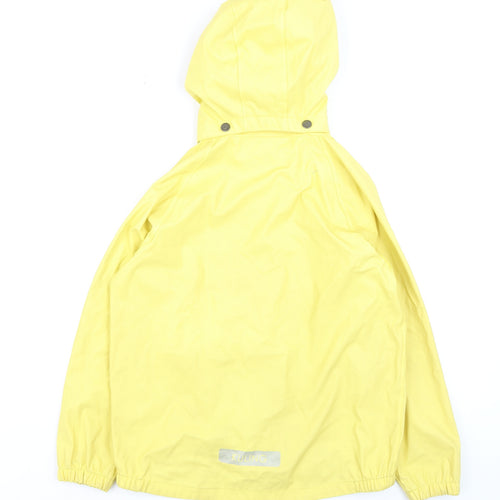 Kuling Boys Yellow Waterproof Hooded Rain Coat 9-10 Years