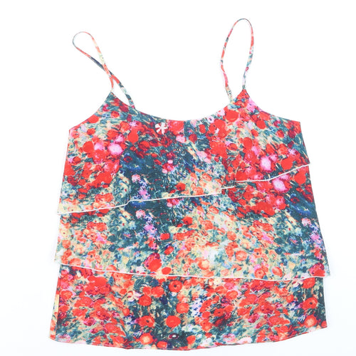 Oasis Womens Multicoloured Floral Camisole Top Size 10