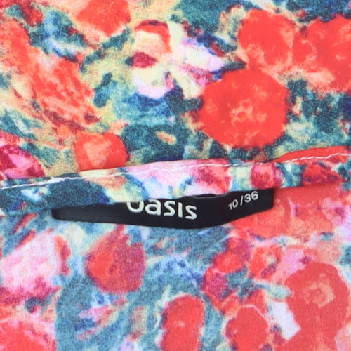 Oasis Womens Multicoloured Floral Camisole Top Size 10