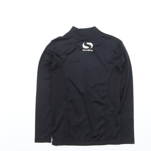 Sondico Boys Black 7-8 Years Long Sleeve Compression T-Shirt