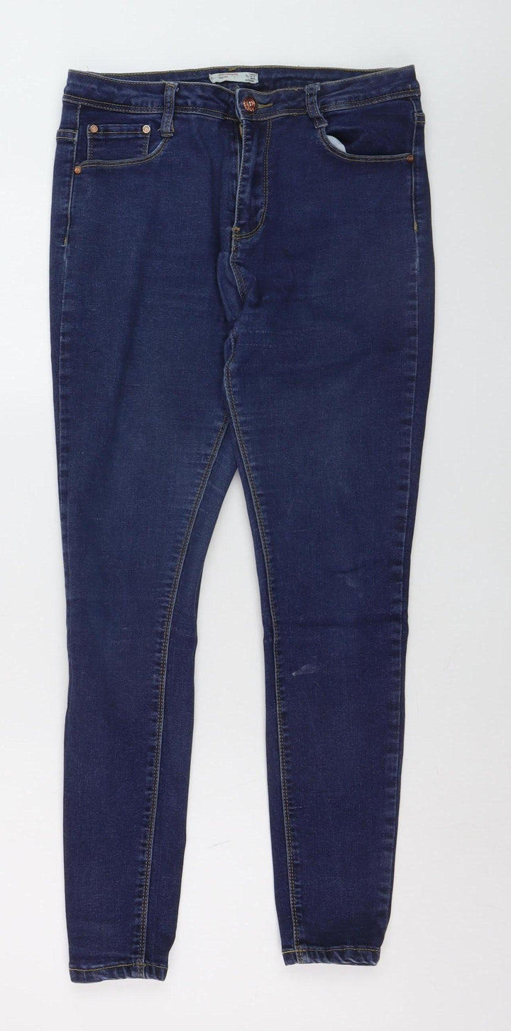 Daysie Women’s Blue Skinny Fit Mid Rise Stretch Denim Jeans Size 12