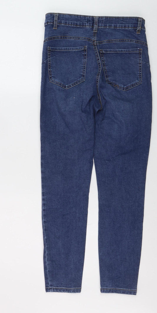 Primark Women Blue Skinny Mid Rise Denim Jeans Size 12