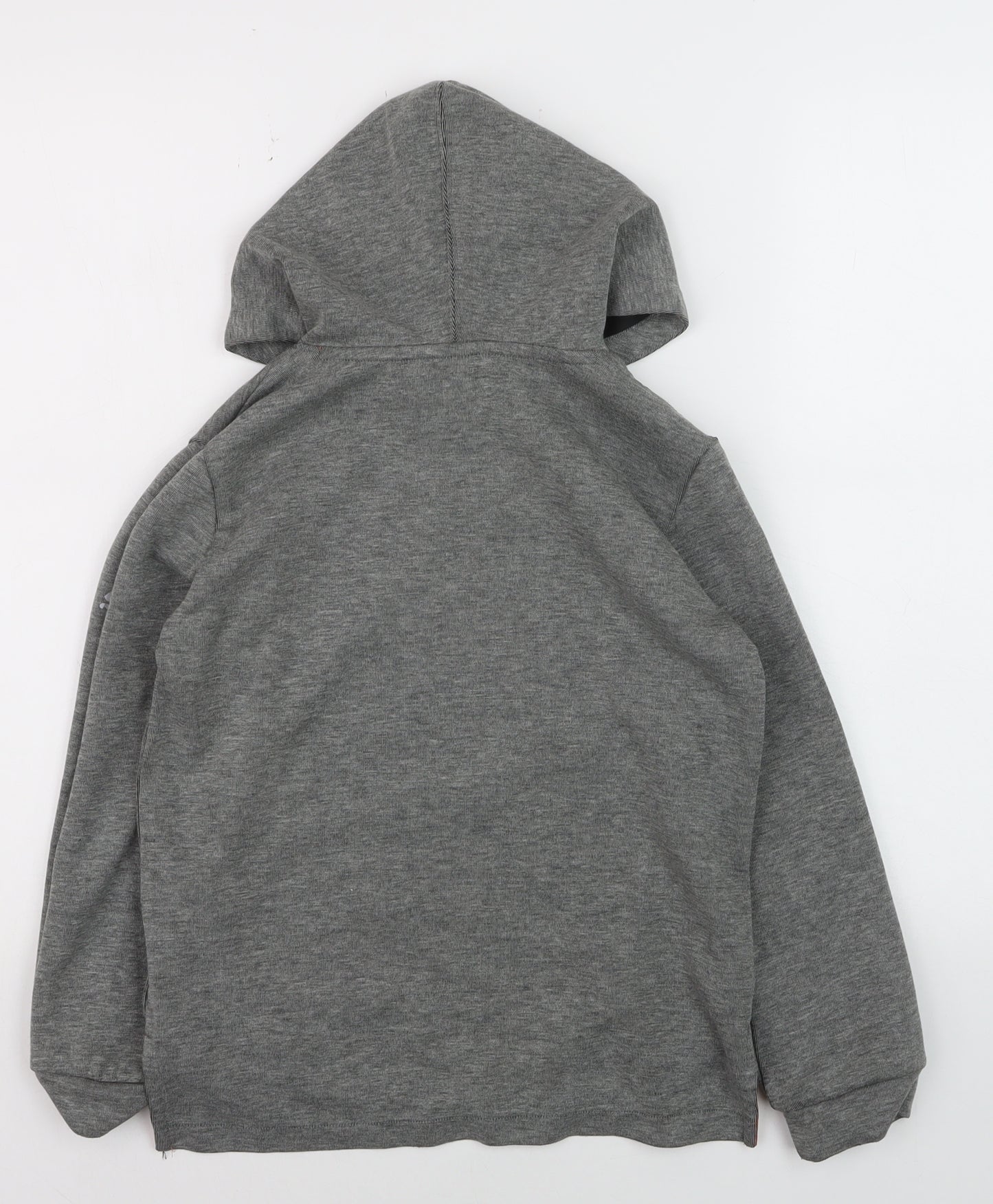 Puma Boys Grey Hoodie 9-10 Years Pullover Hooded Sweatshirt