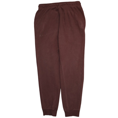 Nike Men Brown Jogger Sweatpants M Regular Fleece Tapered Fit