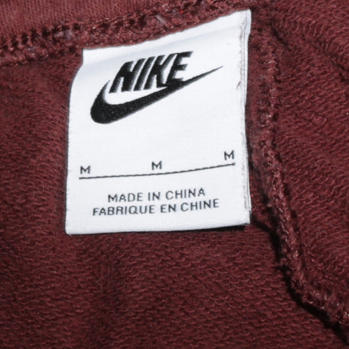 Nike Men Brown Jogger Sweatpants M Regular Fleece Tapered Fit