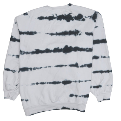 Levi's Women's Black & White Tie-Dye Pullover Sweatshirt Medium