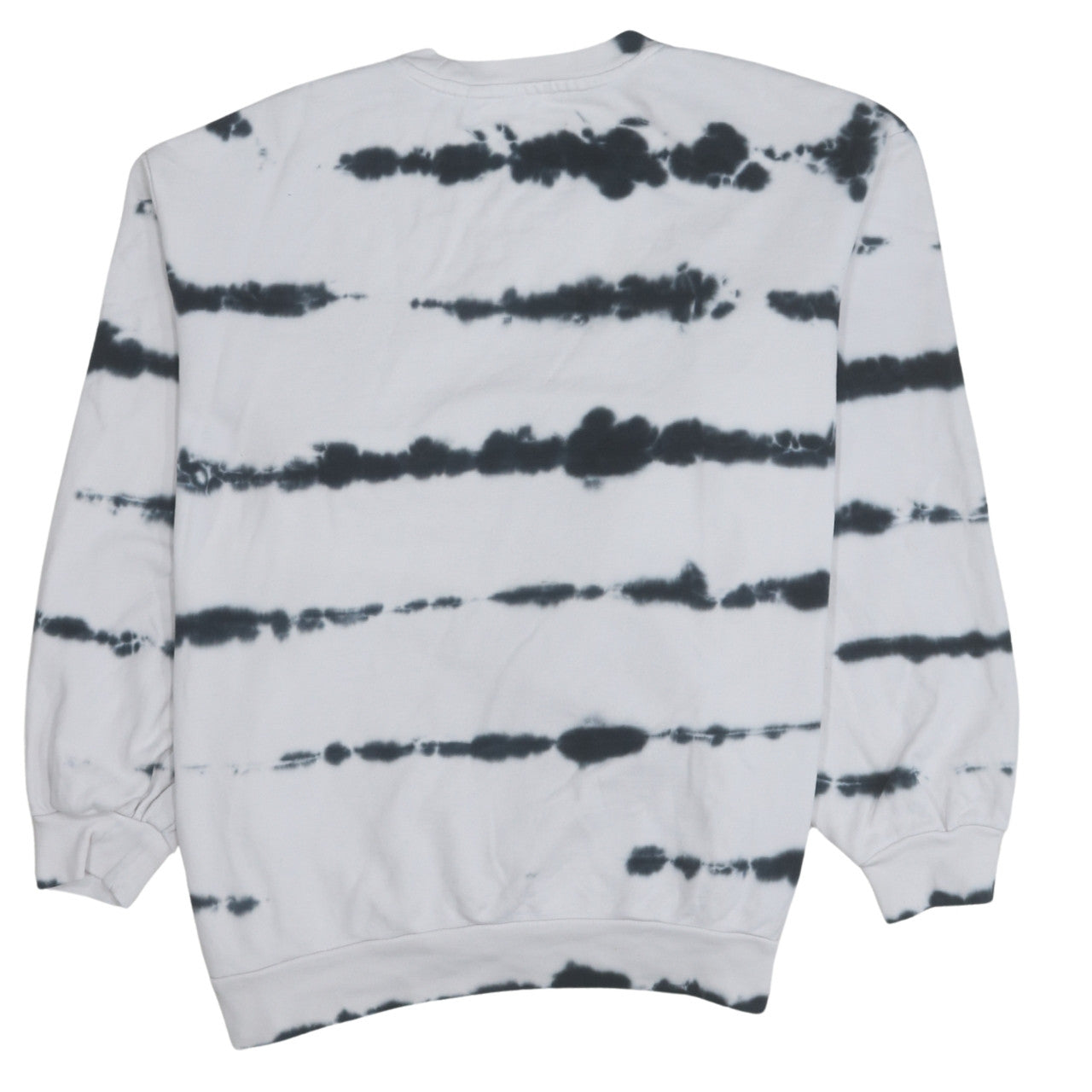 Levi's Women's Black & White Tie-Dye Pullover Sweatshirt Medium