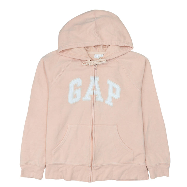 GAP Women Pink Full Zip Hoodie Small Cotton Blend Casual