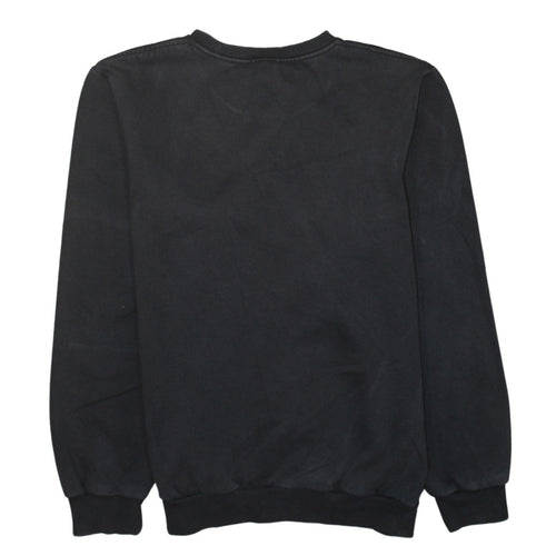 Adidas Men's Black Graphic Trefoil Logo Pullover Sweatshirt Size M