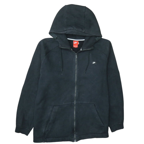 Nike Men's Black Full Zip Hoodie Jacket Size L Regular Fleece