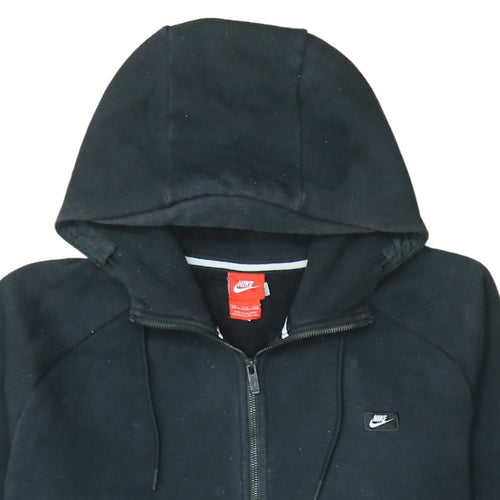 Nike Men's Black Full Zip Hoodie Jacket Size L Regular Fleece