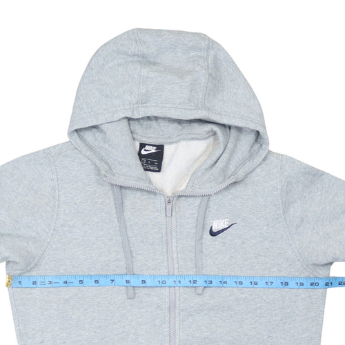 Nike Men's Grey Full Zip Hoodie Size Small Regular Fit