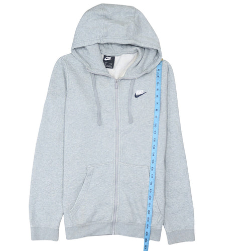 Nike Men's Grey Full Zip Hoodie Size Small Regular Fit