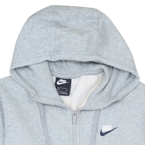 Nike Men's Grey Full Zip Hoodie Size Small Regular Fit