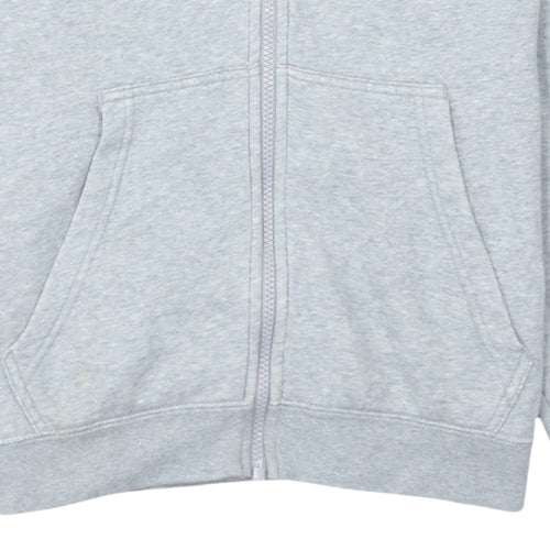 Nike Men's Grey Full Zip Hoodie Size Small Regular Fit