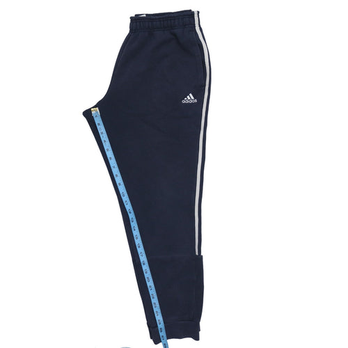Adidas Men Blue Jogger Trousers Size M Regular Fit