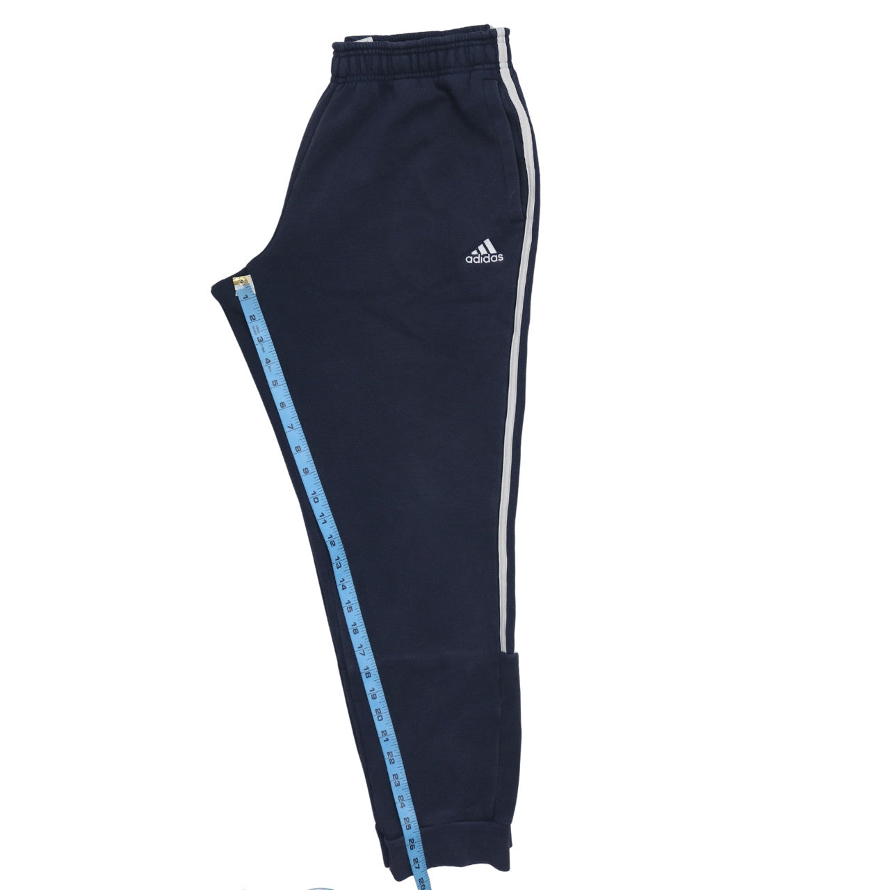 Adidas Men Blue Jogger Trousers Size M Regular Fit
