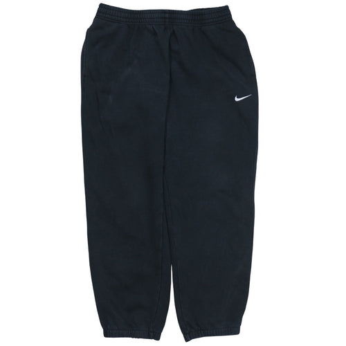 Nike Men's Black Fleece Jogger Trousers XL Regular Fit