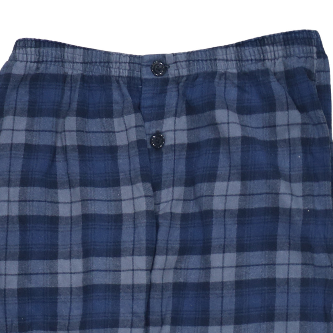 Marks and Spencer Mens Blue Check Flannel Pyjama Pants Medium