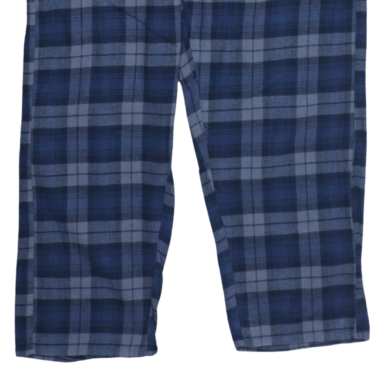 Marks and Spencer Mens Blue Check Flannel Pyjama Pants Medium