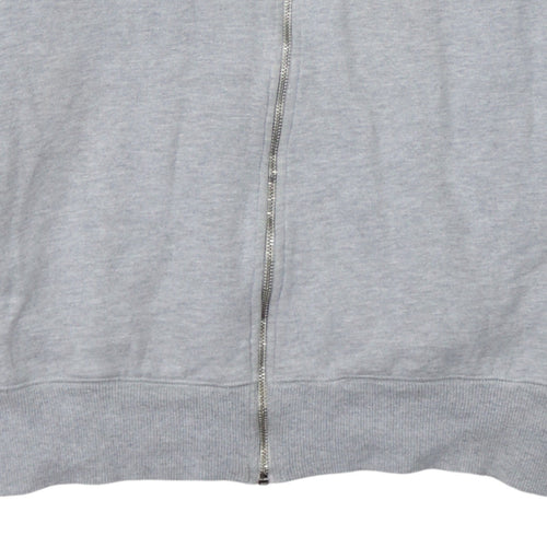 Reebok Men's Grey XL Full Zip Fleece Track Jacket