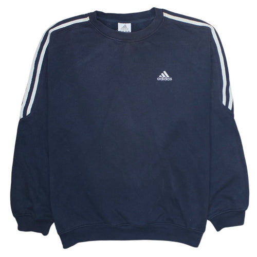 Adidas Men’s Blue XL Pullover Crew Neck Sweatshirt