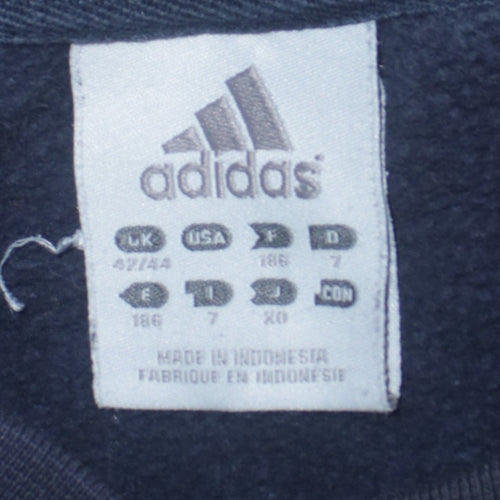Adidas Men’s Blue XL Pullover Crew Neck Sweatshirt