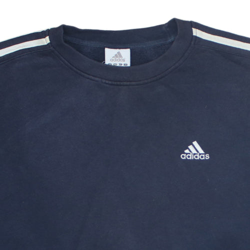 Adidas Men’s Blue XL Pullover Crew Neck Sweatshirt