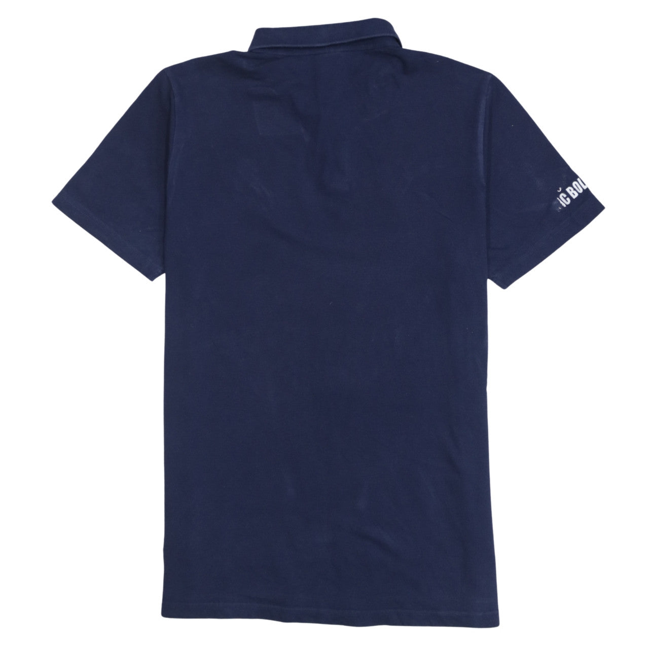 Puma Men's Blue Regular Fit Short Sleeve Polo Shirt M