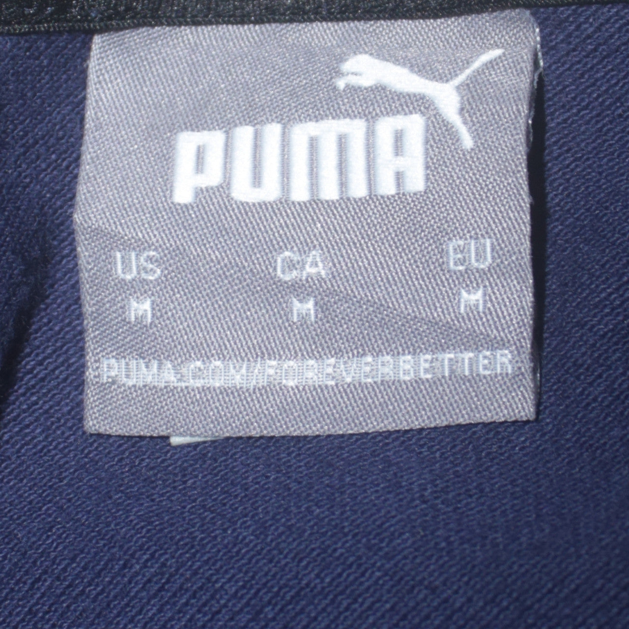 Puma Men's Blue Regular Fit Short Sleeve Polo Shirt M