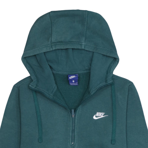 Nike Men's Green 1/4 Zip Pullover Hoodie Small Regular Fit