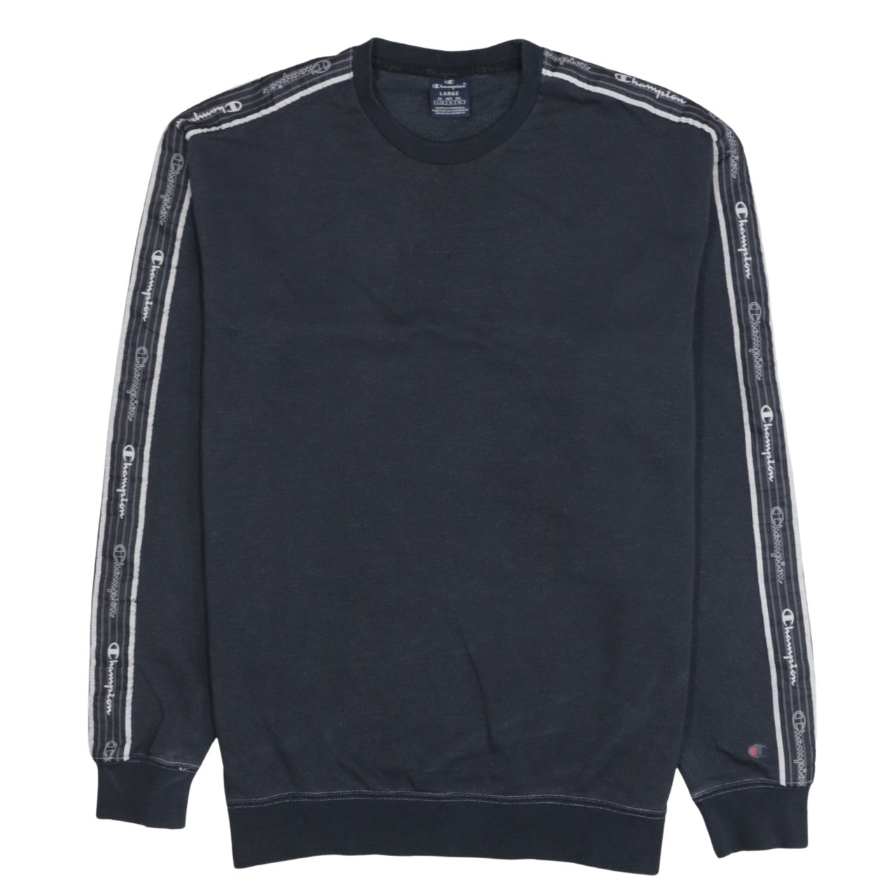 Champion Men's Black Large Pullover Logo Sweatshirt