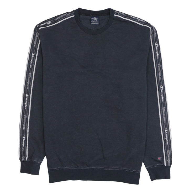 Champion Men's Black Large Pullover Logo Sweatshirt