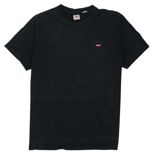 Levi's Men's Black Crew Neck Cotton Short Sleeve T-Shirt Size L