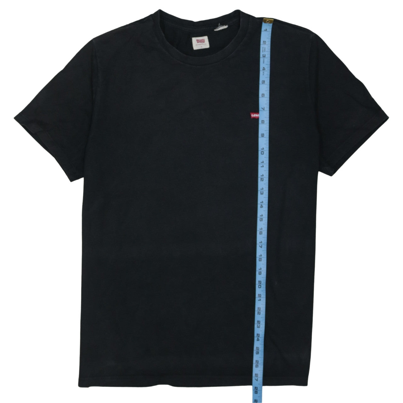 Levi's Men's Black Crew Neck Cotton Short Sleeve T-Shirt Size L