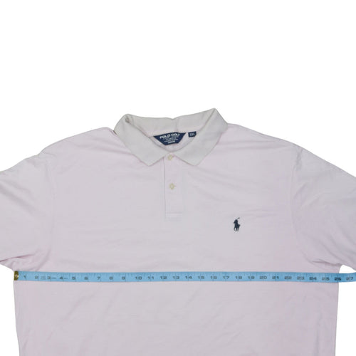 Ralph Lauren Polo Golf Men’s Pink Long Sleeve Cotton Polo XXL Pro Fit