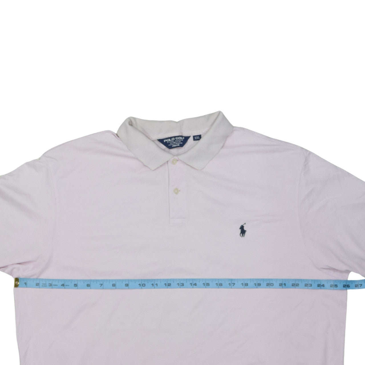 Ralph Lauren Polo Golf Men’s Pink Long Sleeve Cotton Polo XXL Pro Fit